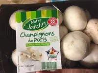 Mängden socker i Notre jardin - Champignons de Paris blands pieds coupés