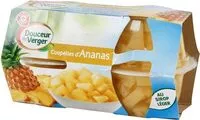 Mängden socker i Coupelles d'ananas
