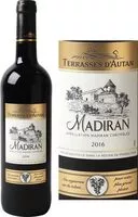 Mängden socker i Madiran rouge A.O.C. 2016