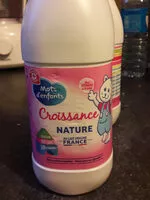 Mängden socker i Croissance nature