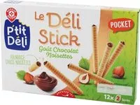 Mängden socker i Tube délice fourrage goût chocolat noisette