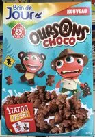 Mängden socker i Céréales oursons choco