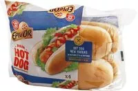 Mängden socker i Pains hot dog x 4