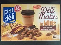 Mängden socker i Mini biscuits petit déjeuner au chocolat