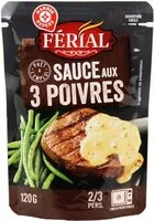 Mängden socker i Sauce aux 3 poivres