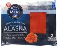 Mängden socker i Saumon fumé sauvage Alaska x 2