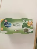 Mängden socker i Purée épinards