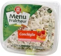 Mängden socker i Menu fraîcheur conchiglie au saumon fumé