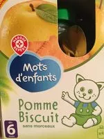 Mängden socker i Pomme biscuit