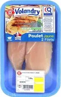 Mängden socker i Filets de poulet jaune certifié