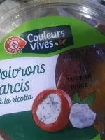 Mängden socker i Trio de poivrons farcis à la ricotta