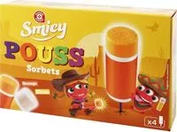 Mängden socker i Bâtonnets pouss sorbet orange et citron x 4