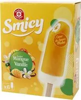 Mängden socker i Bâtonnets vanille mangue coeur de sauce pêche x 6