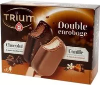 Mängden socker i Mini trium vanille ou chocolat double enrobage x 6