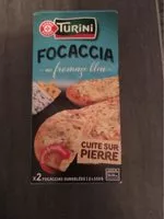 Mängden socker i Focaccia au fromage bleu cuite sur pierre x 2