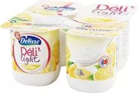 Mängden socker i Yaourt Deli'light Delisse Citron, 0% mg