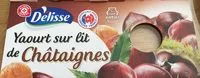 Mängden socker i Yaourts gourmands au lait entier sur lit de châtaigne