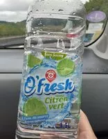 Mängden socker i O'fresh saveur citron vert