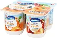 Mängden socker i Yaourt aux fruits avec morceaux nectarine et abricot