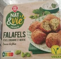 Mängden socker i Falafel fève coriandre et menthe