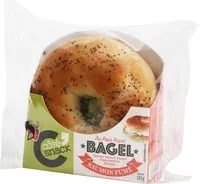 Mängden socker i Bagel saumon fumé sauce yaourt