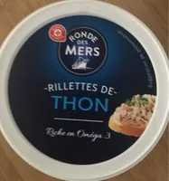 Mängden socker i Rillettes thon Ronde des Mers