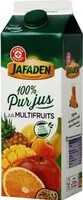 Mängden socker i 100% pur jus multifruits