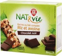 Mängden socker i Barres céréales au blé complet chocolat noir x 6