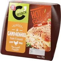 Mängden socker i Burger le campagnard