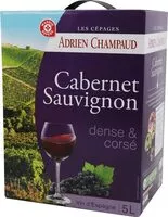 Mängden socker i Vsig cépage cabernet sauvignon - bag-in-box®