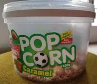 Mängden socker i Pop corn Tokapi Au caramel, sceau