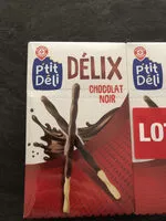 Mängden socker i Biscuit delix Chocolat noir x3