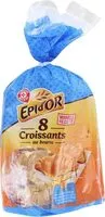 Mängden socker i Croissants pur beurre x 8
