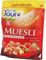 Mängden socker i Muesli croustillant aux fraises