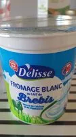 Mängden socker i Fromage blanc au lait de brebis