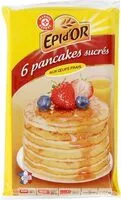 Mängden socker i Pancakes sucrés surgelés x 6