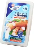 Mängden socker i Batonnet de surimi
