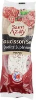 Mängden socker i Saucisson sec pur porc