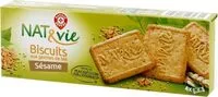 Mängden socker i Biscuits aux germes de blé et sésame