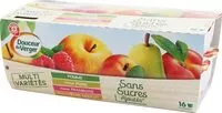 Mängden socker i Spécialité de fruits multi variétés sans sucres ajoutés