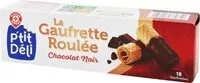 Mängden socker i La Gaufrette roulée chocolat noir