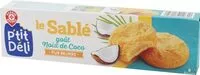 Mängden socker i Sablés Noix de Coco