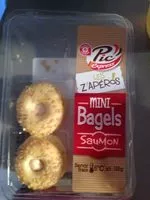 Mängden socker i Mini bagels saumon