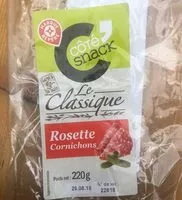 Mängden socker i Sandwich le classique rosette beurre cornichons