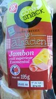 Mängden socker i Sandwich l'alsacien jambon emmental