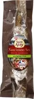 Mängden socker i Saucisson sec noisettes