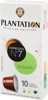 Mängden socker i Capsules de café noisette x 10