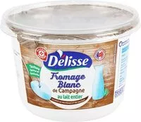 Mängden socker i Fromage blanc de campagne au lait entier