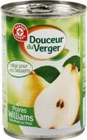 Mängden socker i Poires williams demi-fruits au sirop