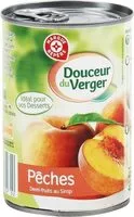 Mängden socker i Pêches demi-fruits au sirop
